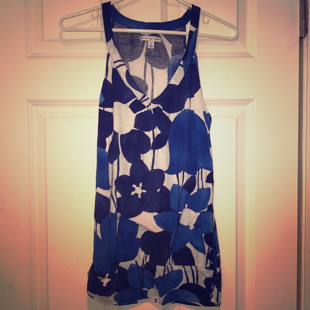American Eagle Blue tank